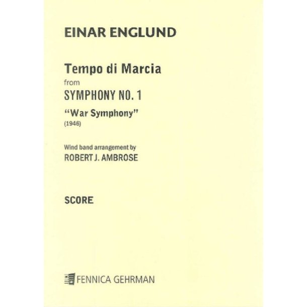Tempo di Marcia from Symphony No. 1 : Arrangement for wind band