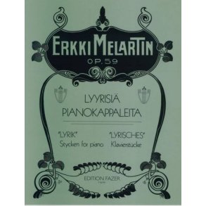 Lyrisches op. 59 : Klavierstücke