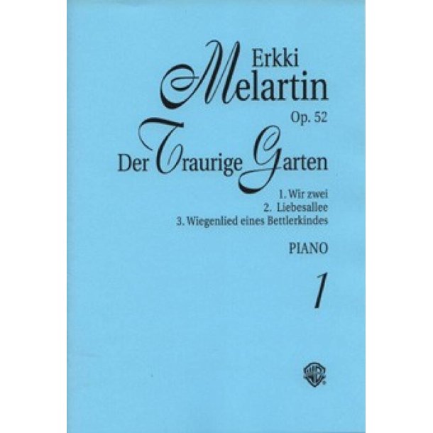 Der traurige Garten op. 52 Band 1