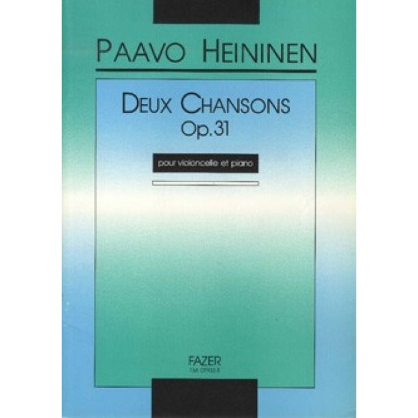 Deux Chansons op. 31