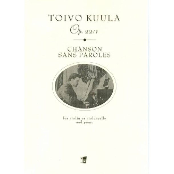 Chanson sans Paroles op. 22/1