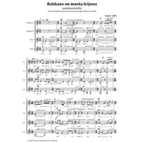 Rakkaus On Musta Leijona : Love is a Black Lion