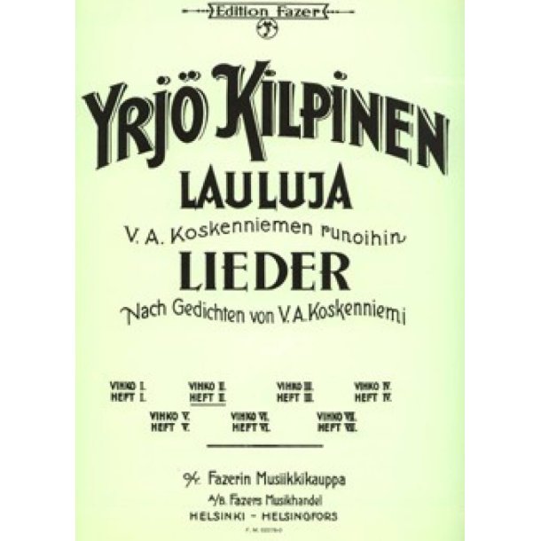 37 Laulua Vol5 op, 24 : 37 Songs