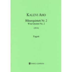 Bläserquintett Nr. 2 (2014) : Wind Quintet No. 2