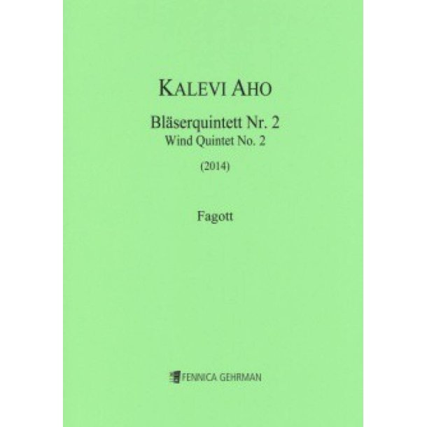 Bl&auml;serquintett Nr. 2 (2014) : Wind Quintet No. 2