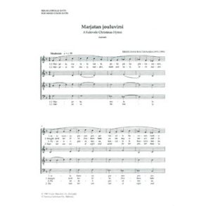 Marjatan jouluvirsi / A Kalevala Christman Hymn