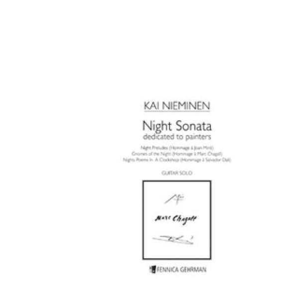 Night Sonatas : Dedicated To Painters