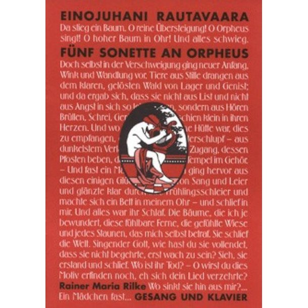 F&uuml;nf Sonette an Orpheus op. 9