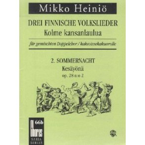 Drei finnische Volkslieder op. 28 : Nr. 2 Sommernacht
