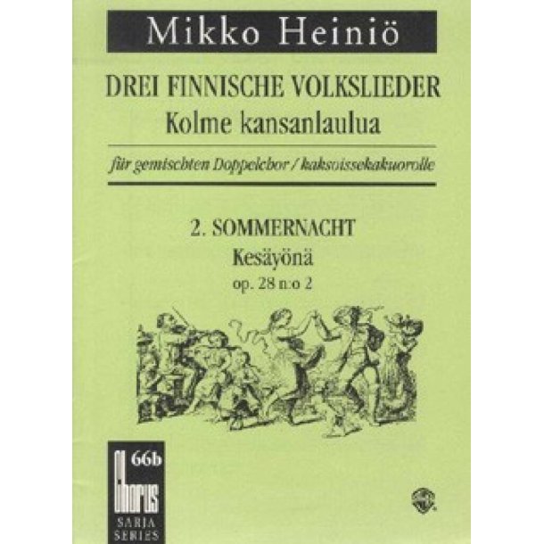 Drei finnische Volkslieder op. 28 : Nr. 2 Sommernacht