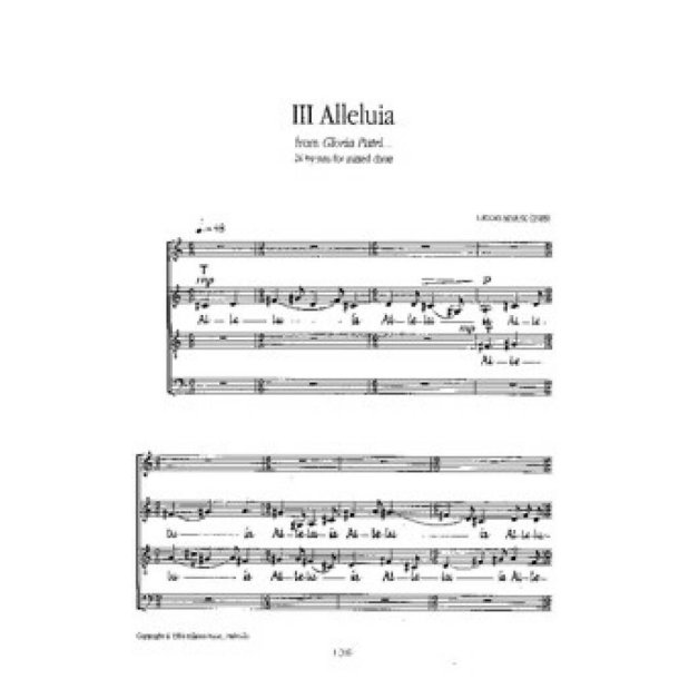 Gloria Patri Opus 17/3 Alleluia