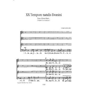 Gloria Patri Opus 17/20 Tempore Natalis Domini : Opus 17/21 Ave Regina Caelorum