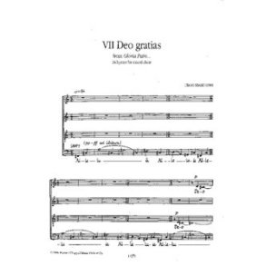 Gloria Patri Opus 17/7 Deo Gratias