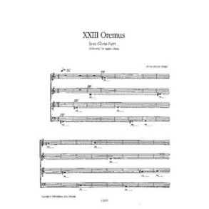 Gloria Patri Opus 17/23 Oremus