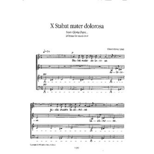 Gloria Patri Opus 17/10 Stabat Mater Dolorosa
