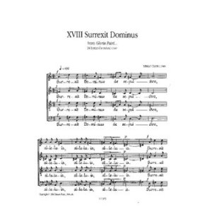 Gloria Patri Opus17/18 Surrexit Dominus