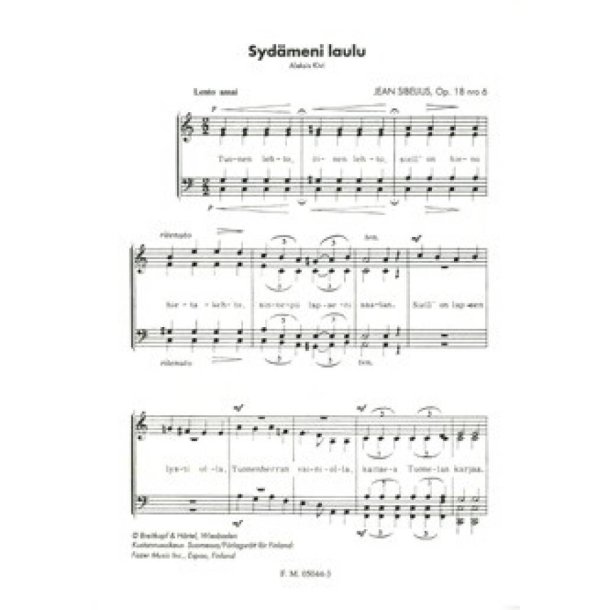 Sechs Lieder op. 18 : 6. Gesang meines Herzens