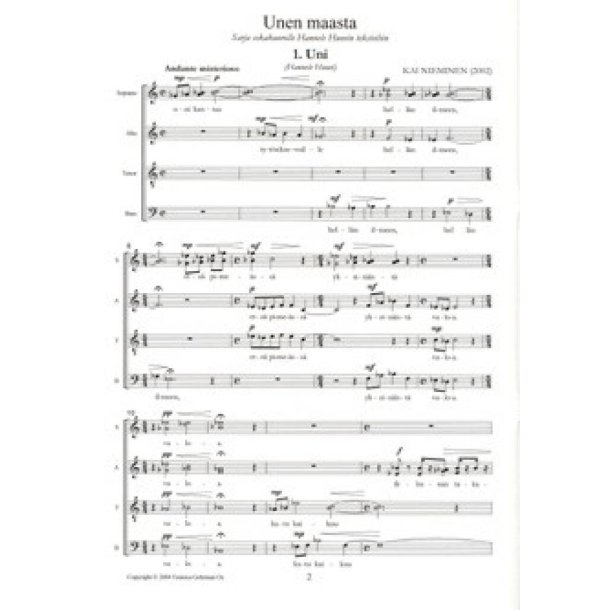 Unen Maasta : From The Land Of Dreams