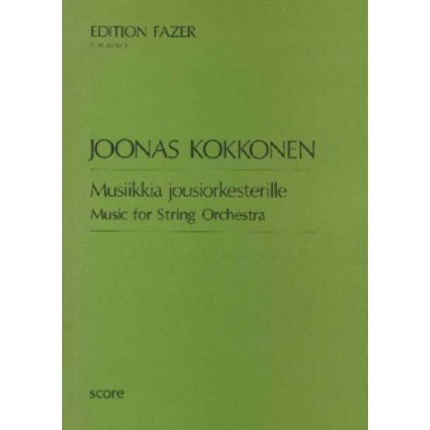 Music for String Orchestra