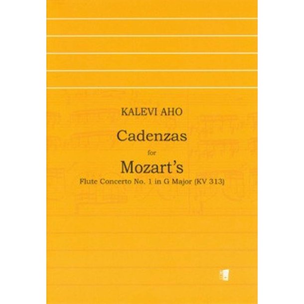 Cadenzas For Mozart's Flute Concerto No.1 KV 313