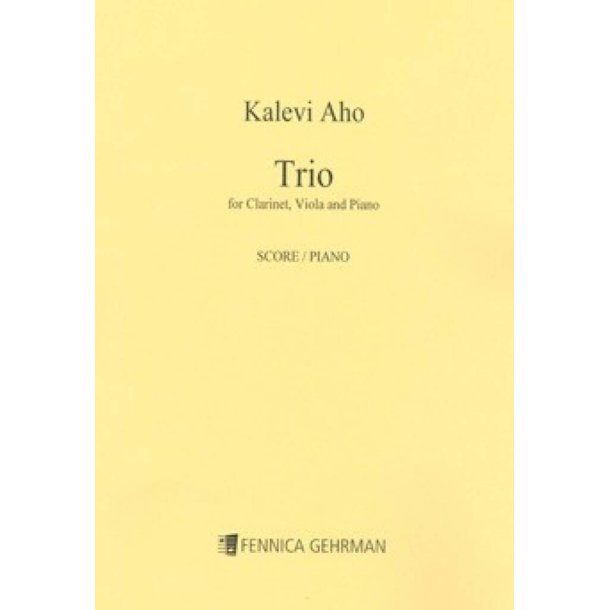 Trio : For Clarinet, Viola And Piano