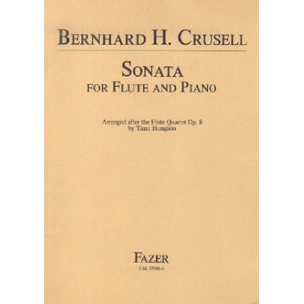 Sonata For Flute And Piano