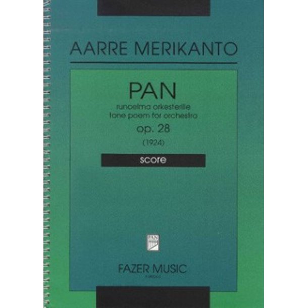 Pan op. 28 : Tone Poem For Orchestra