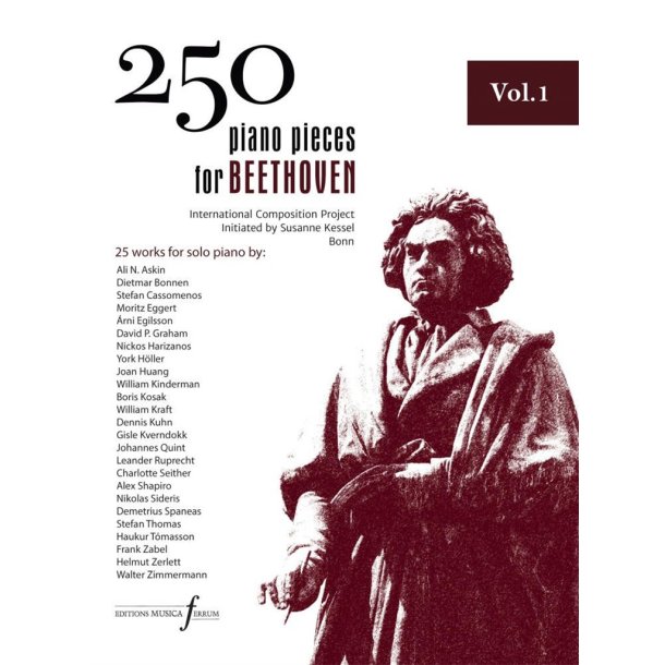 250 Piano Pieces For Beethoven - Vol. 1