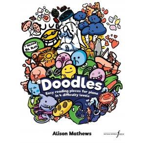 Doodles 1 : Easy reading pieces for piano in 4 difficulty levels