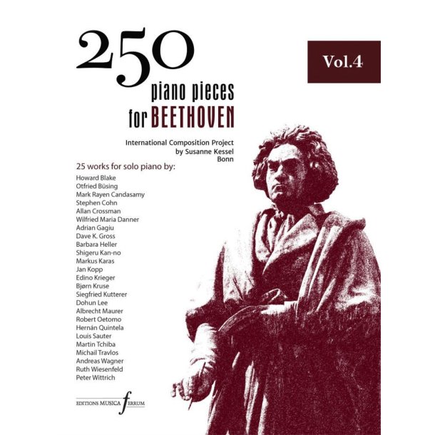 250 Piano Pieces For Beethoven - Vol. 4