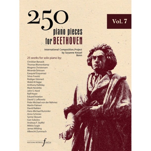 250 Piano Pieces For Beethoven - Vol. 7