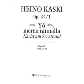 Nacht am Seestrand op. 34/1