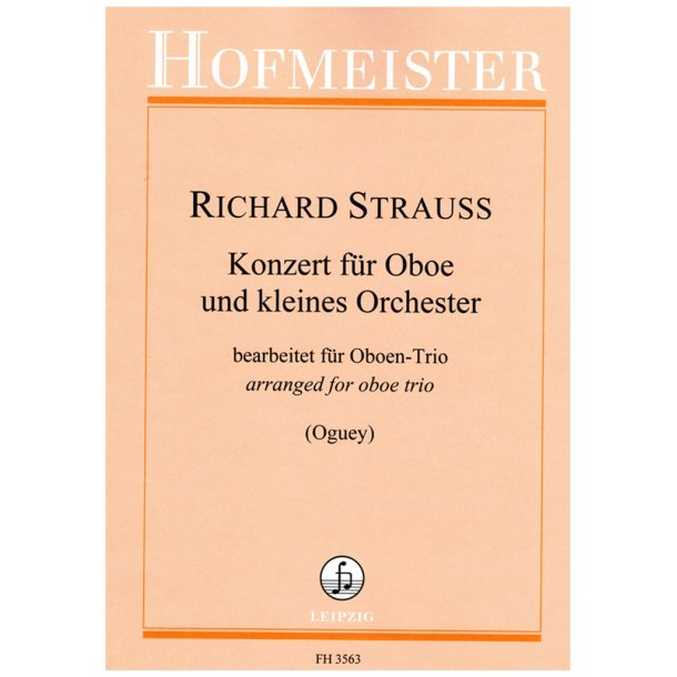 Konzert f&uuml;r Oboe und kleines Orchester : D-Dur