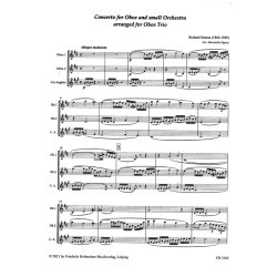 Konzert f&uuml;r Oboe und kleines Orchester : D-Dur