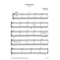 22 leichte Duos, op. 126