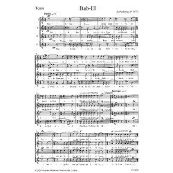 Bab-El / StS, Chor : Kammerkantate