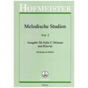 Melodische Studien, Vol. 2 : Ausgabe für hohe C-Stimme und Klavier