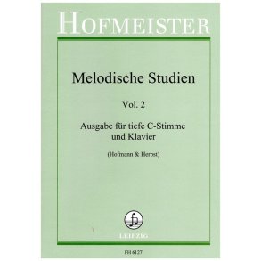 Melodische Studien, Vol. 2 : Ausgabe für tiefe C-Stimme und Klavier