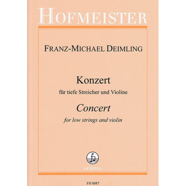 Konzert f&uuml;r tiefe Streicher und Violine