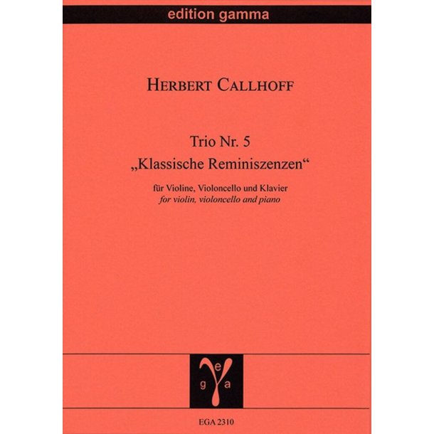 Trio Nr. 5 - klassische Reminiszenzen