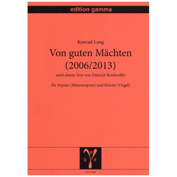 Von guten Mchten : nach einen Text von Dietrich Bonhoeffer