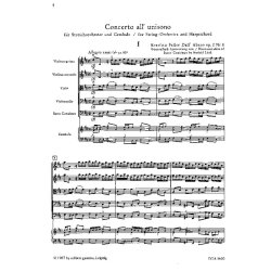 Concerto all'unisono op. 2 Nr. 6 D-Dur