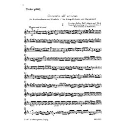 Concerto all'unisono op. 2 Nr. 6 D-Dur