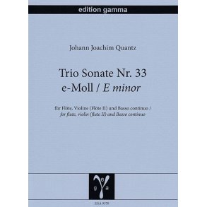 Trio Sonate Nr. 33 e-Moll