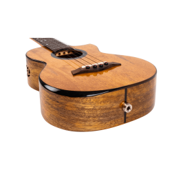 Fireball Tenor Electro Ukulele - All Solid Mango : w/bag