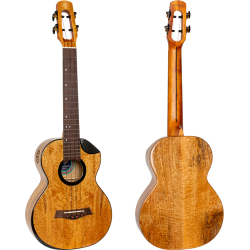 Fireball Tenor Electro Ukulele - All Solid Mango : w/bag