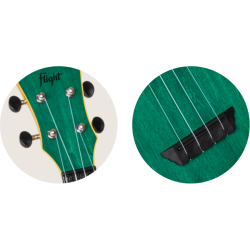 TUS35 Travel Ukulele - Green : w/bag