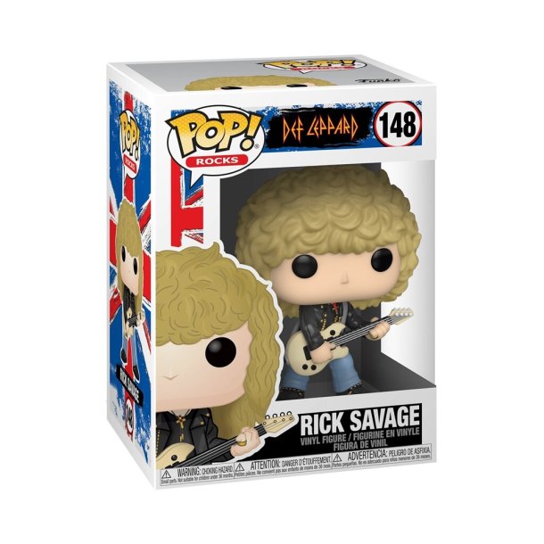 Pop Rocks Rick Savage Def Leppard Pop Vinyl