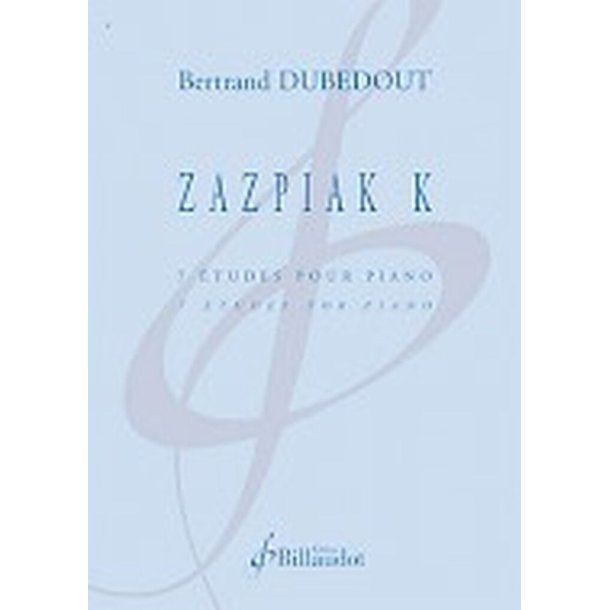 Zazpiak K : 7 Etudes Pour Piano