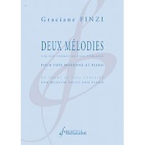 Deux Melodies : Sur des Poemes de Paul Verlaine